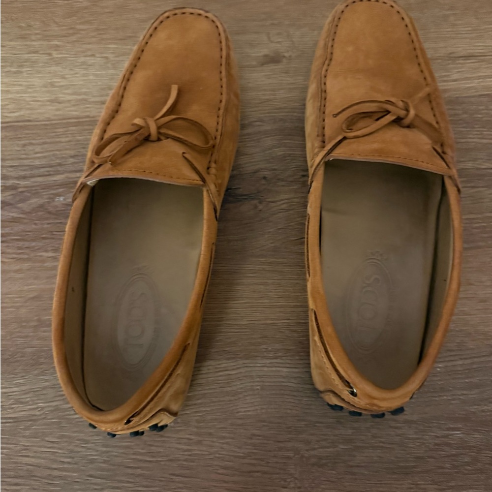 Tod's Tan Suede Men's Loafers